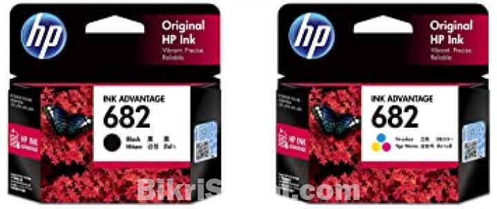 HP Genuine 682 Black & Tri-Color Ink Advantage Cartridge Set